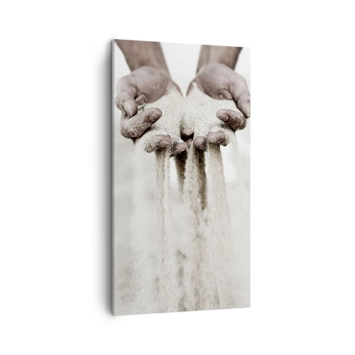 Canvastavla - Bild på duk - Med dessa händer... - 45x80 cm