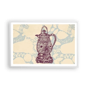 Affisch i vit ram - Skönhet av det vardagliga livet - 91x61 cm