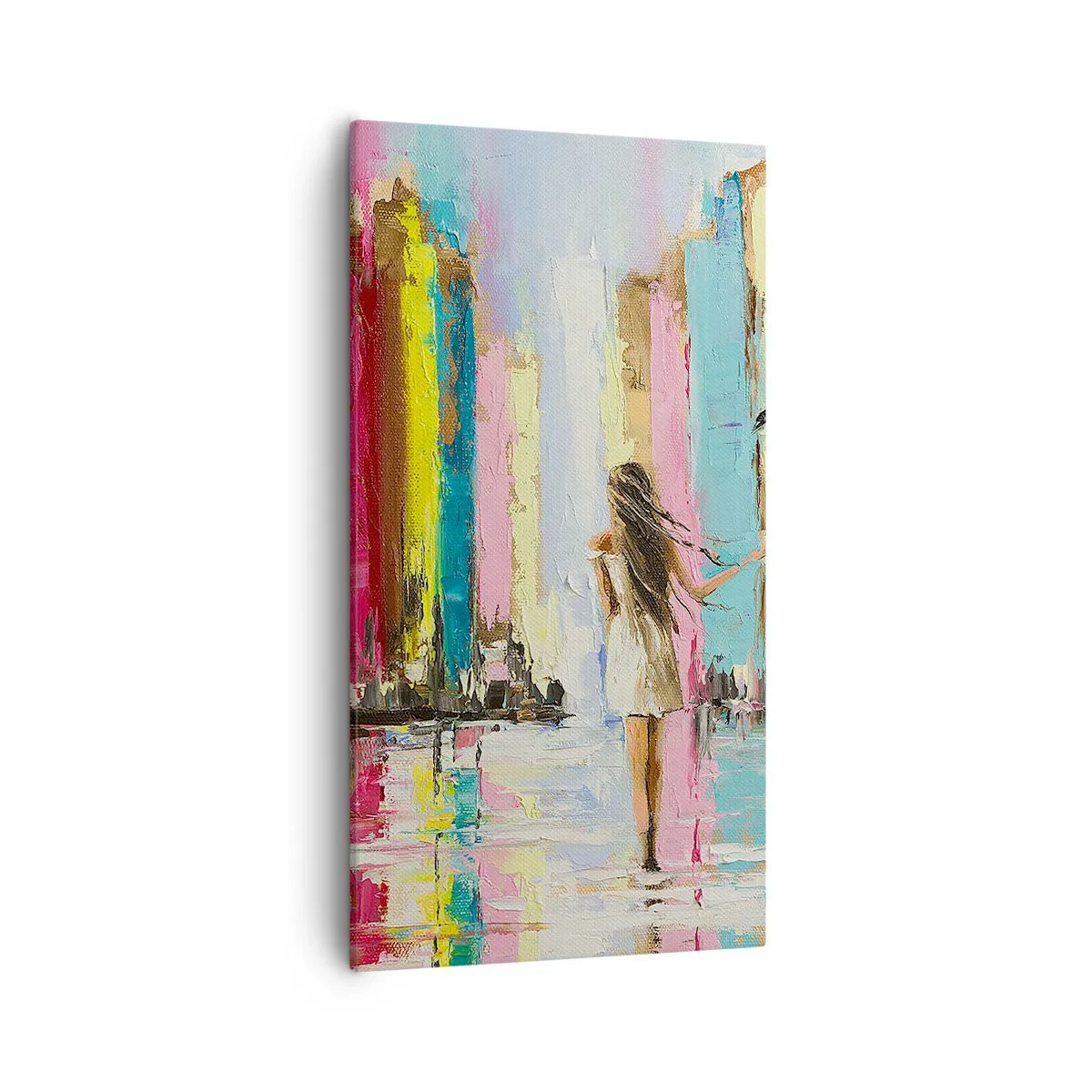 Canvastavla - Bild på duk - Kom med mig - 55x100 cm