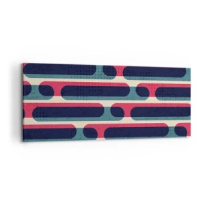 Canvastavla - Bild på duk - In och framåt - 120x50 cm