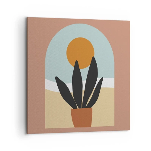 Canvastavla - Bild på duk - Små glädje - 50x50 cm