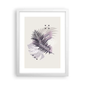 Affisch i vit ram - Skuggans skugga - 30x40 cm