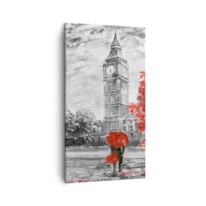 Canvastavla - Bild på duk - Spännande dag - 45x80 cm