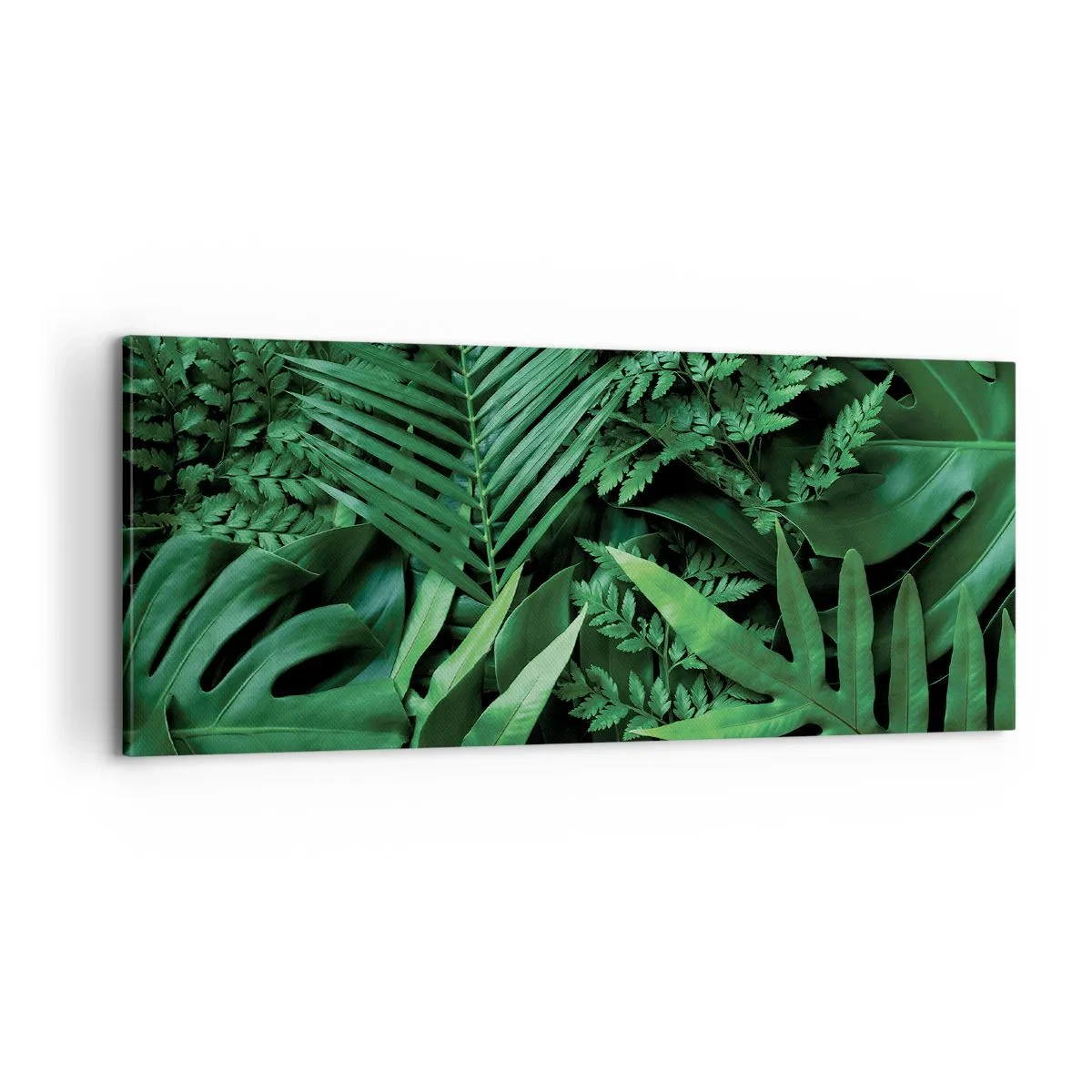Canvastavla - Bild på duk - Omgärdade av grönskan - 100x40 cm