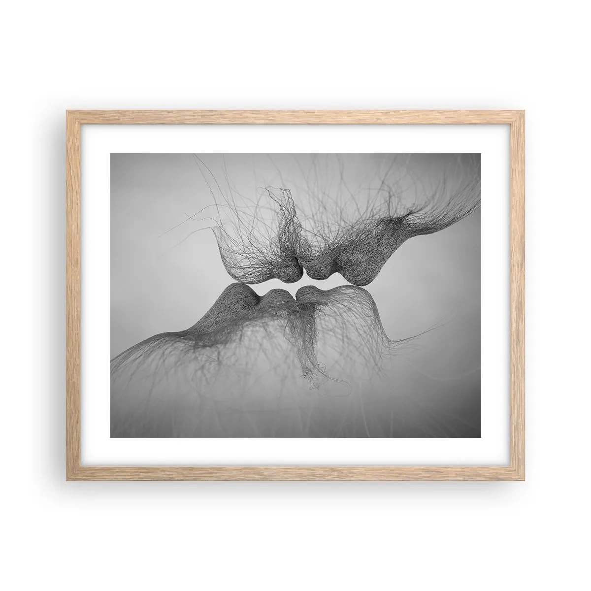 Affisch i ram av ljusek - Vindens kyss - 50x40 cm