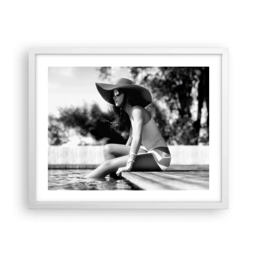 Affisch i vit ram - En sommardröm - 50x40 cm