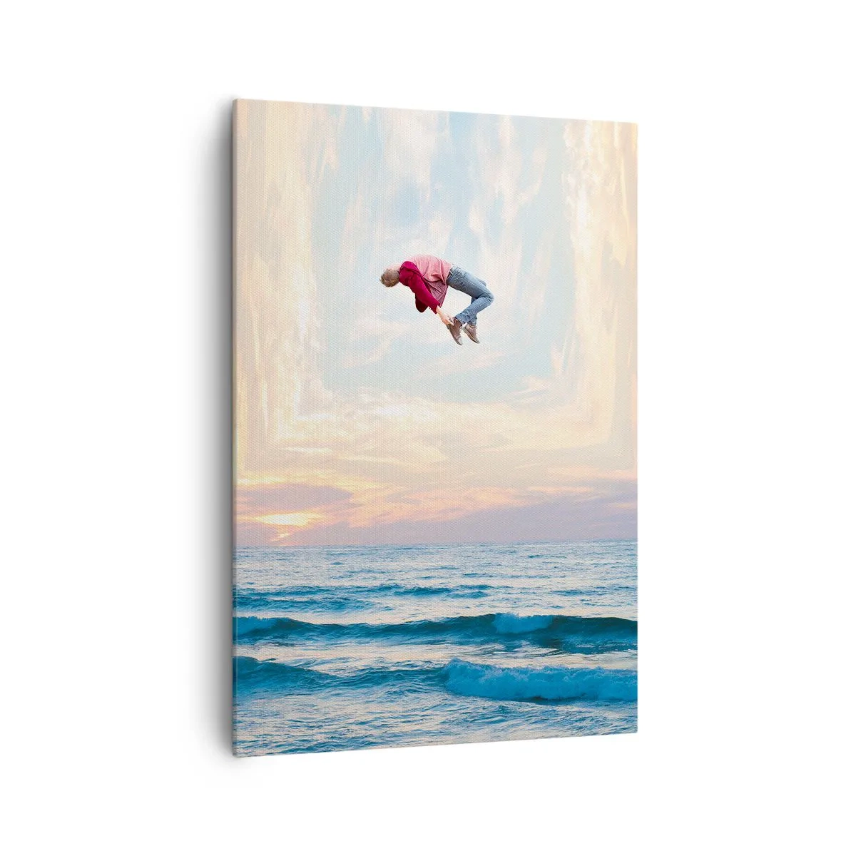 Canvastavla - Bild på duk - Till en annan dimension - 70x100 cm