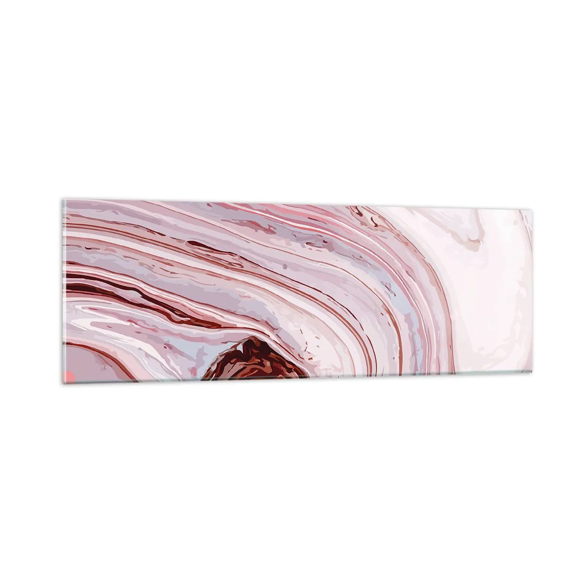 Glastavla - Bild på glas - Rakt fram, sedan neråt åt höger - 90x30 cm