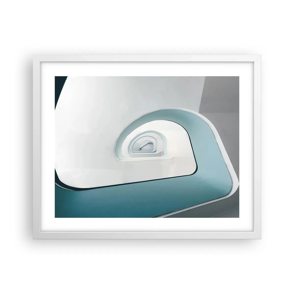 Affisch i vit ram - Till det blåas botten - 50x40 cm