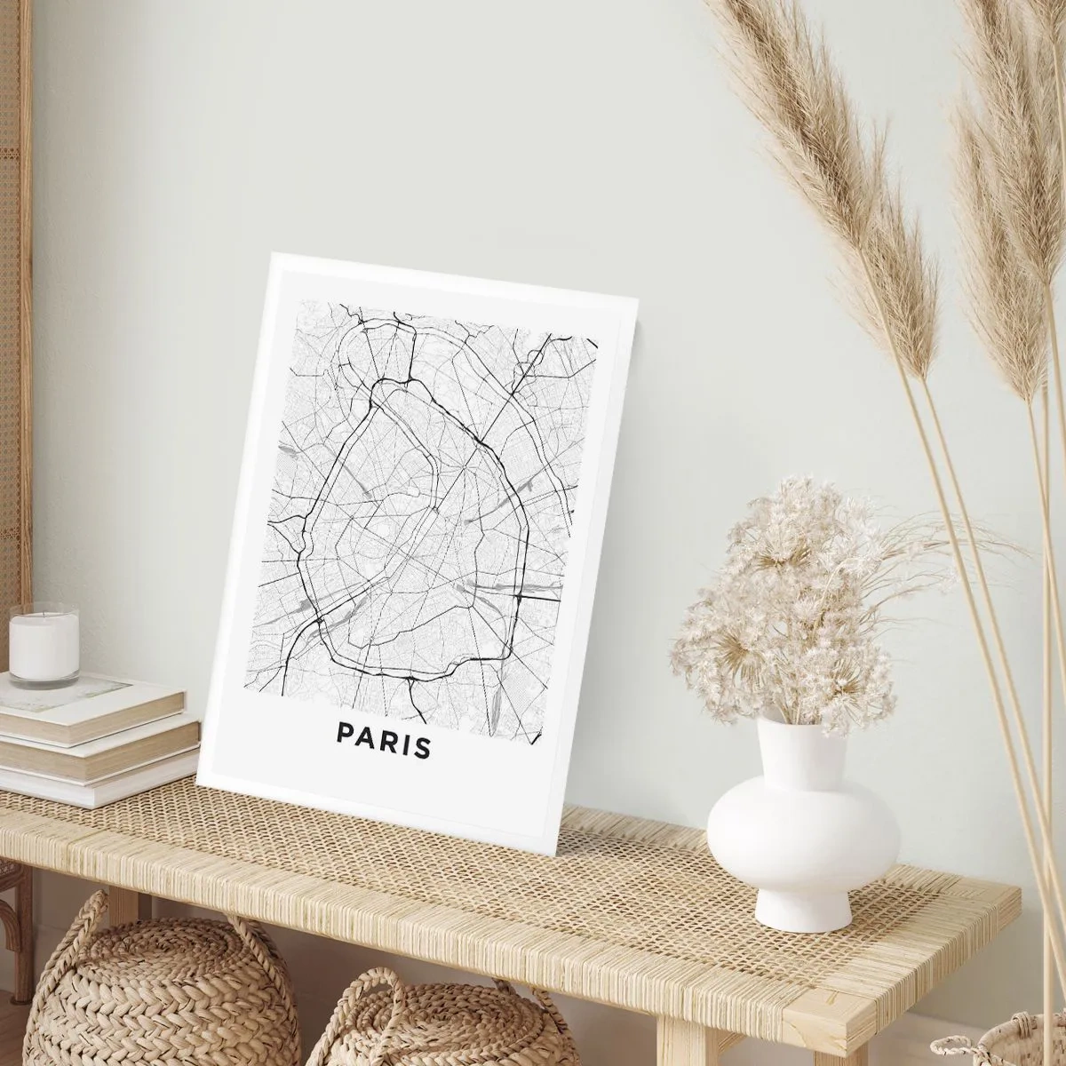 Affisch - Paris blomma - 40x50 cm