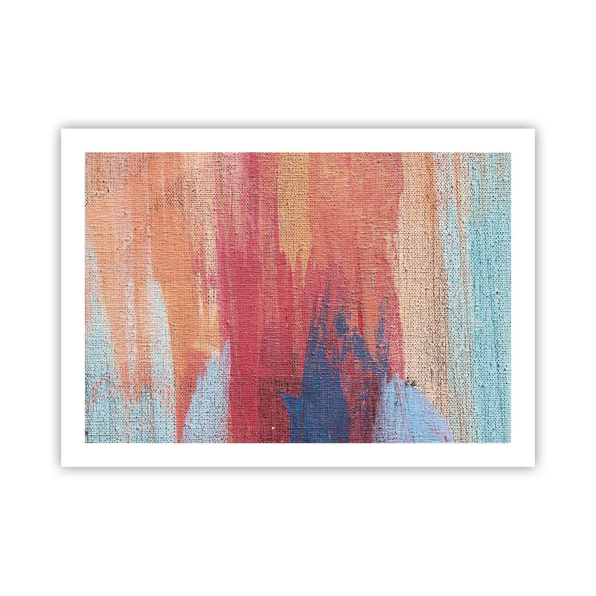 Affisch - Rinnande regnbåge - 70x50 cm