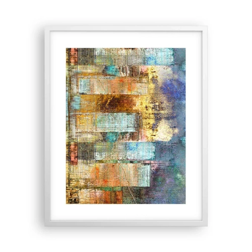 Affisch i vit ram - Solig metropol - 40x50 cm