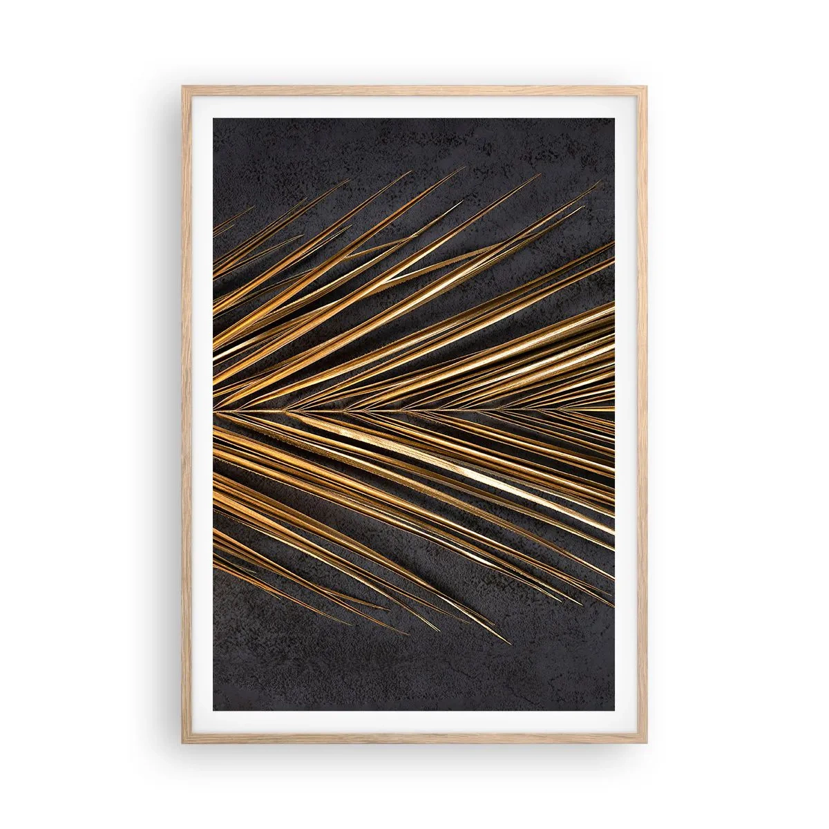 Affisch i ram av ljusek - Tropikens guld - 70x100 cm