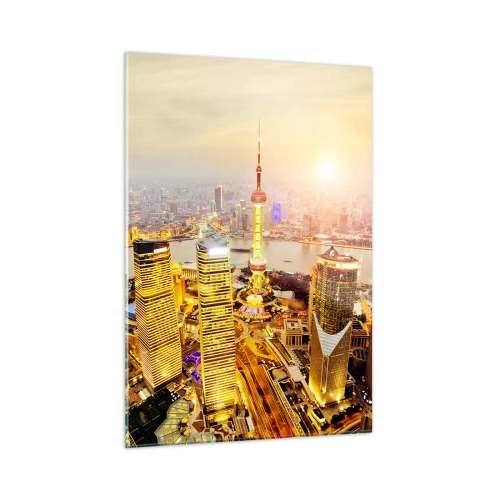Glastavla - Bild på glas - Asiatisk dröm - 50x70 cm