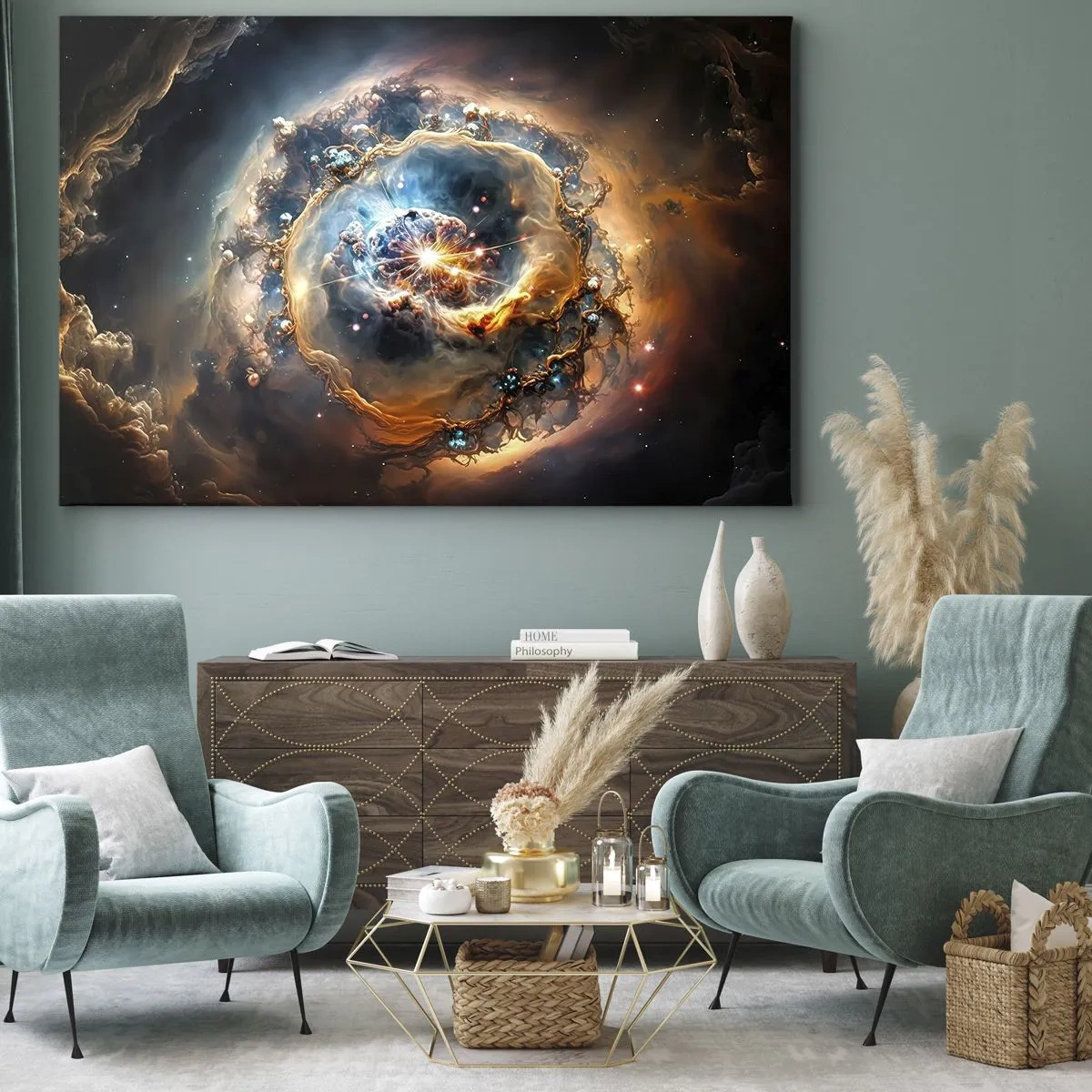 Canvastavla - Bild på duk - Början - 120x80 cm