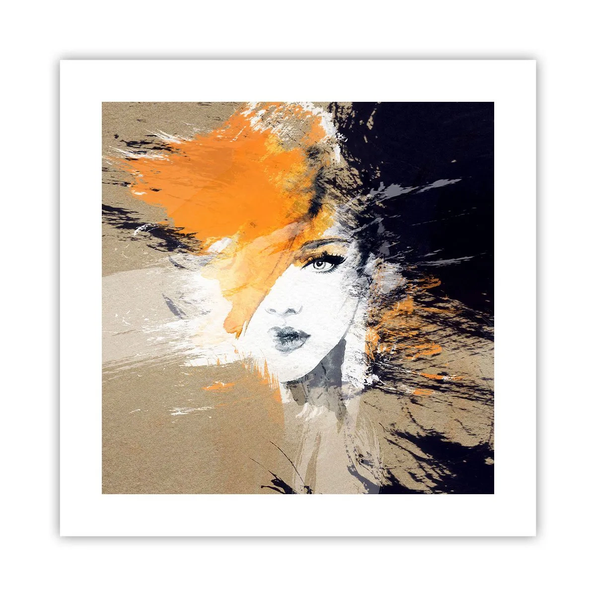 Affisch - Och så blir det ljus - 40x40 cm