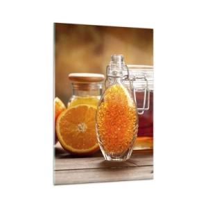Glastavla - Bild på glas - Soliga smaker och aromer - 70x100 cm