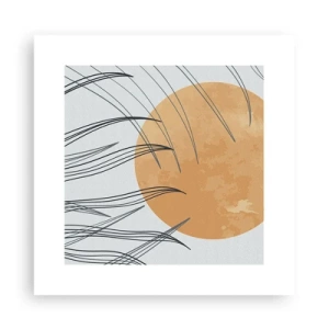 Affisch - Alltid mot solen - 30x30 cm