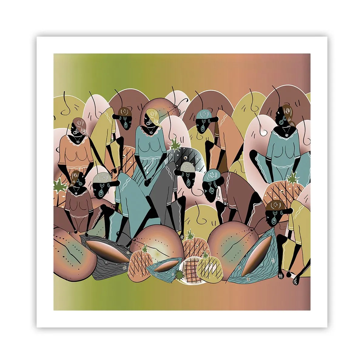 Affisch - Högtiden kommer - 60x60 cm