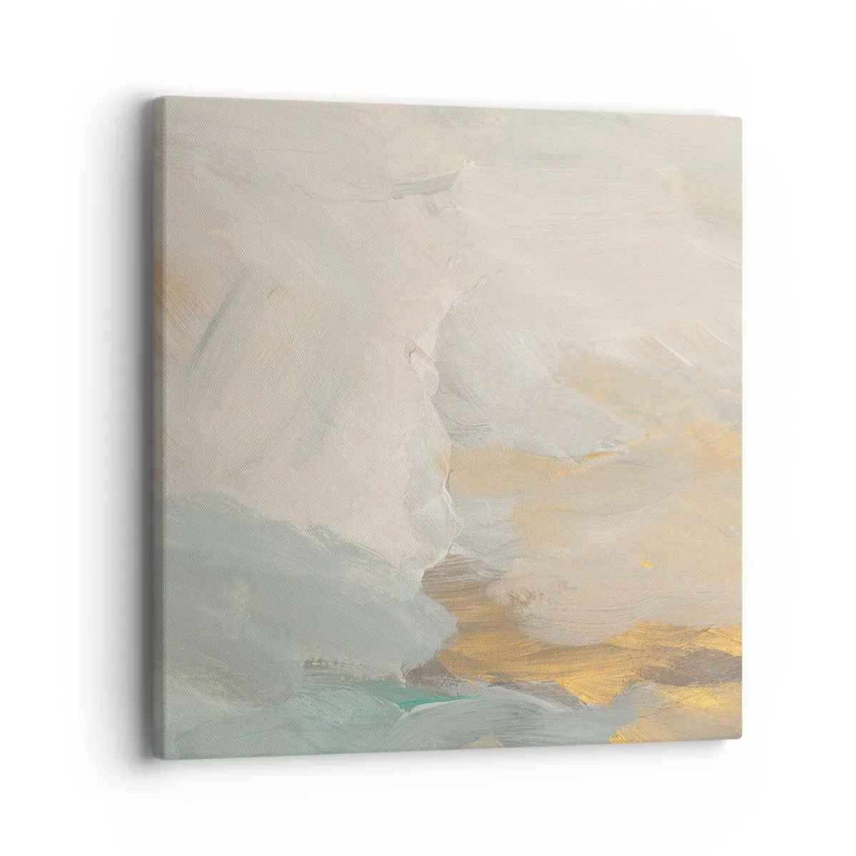 Canvastavla - Bild på duk - Abstraktion - ett land av mildhet - 40x40 cm