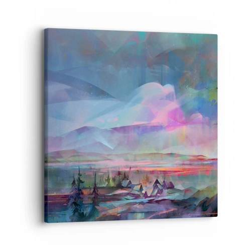 Canvastavla - Bild på duk - Under en vänlig himmel - 30x30 cm