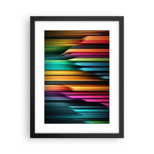 Affisch i svart ram - Lysande orgel - 30x40 cm