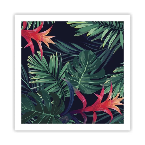 Affisch - Brinna i grönskan - 60x60 cm