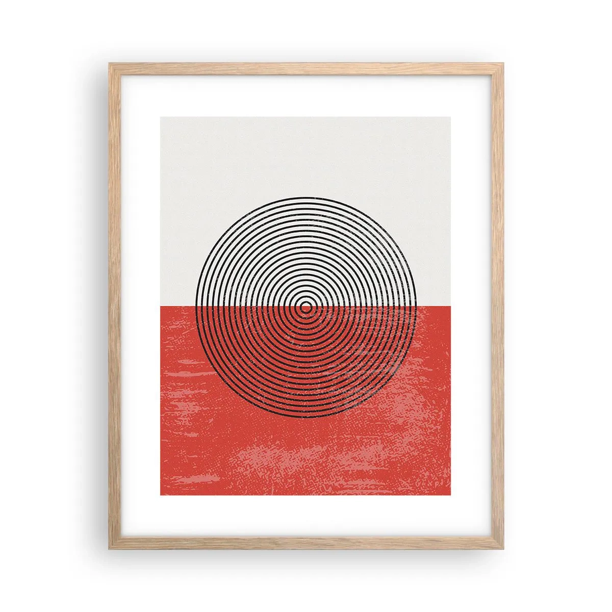 Affisch i ram av ljusek - Mitt i prick - 40x50 cm