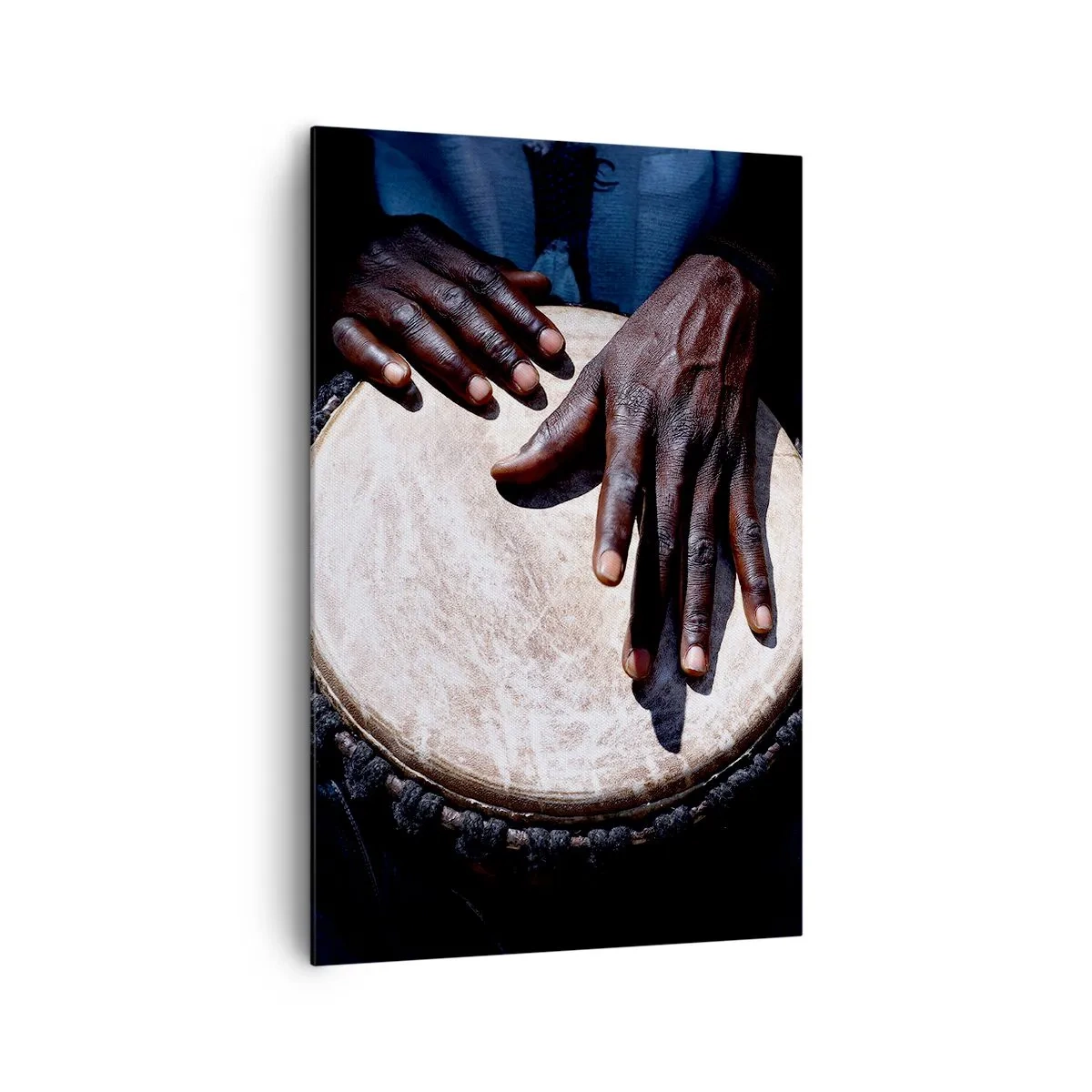 Canvastavla - Bild på duk - Lev efter din rytm - 80x120 cm