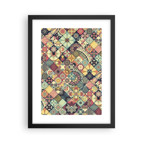 Affisch i svart ram - Marockansk stämning - 30x40 cm