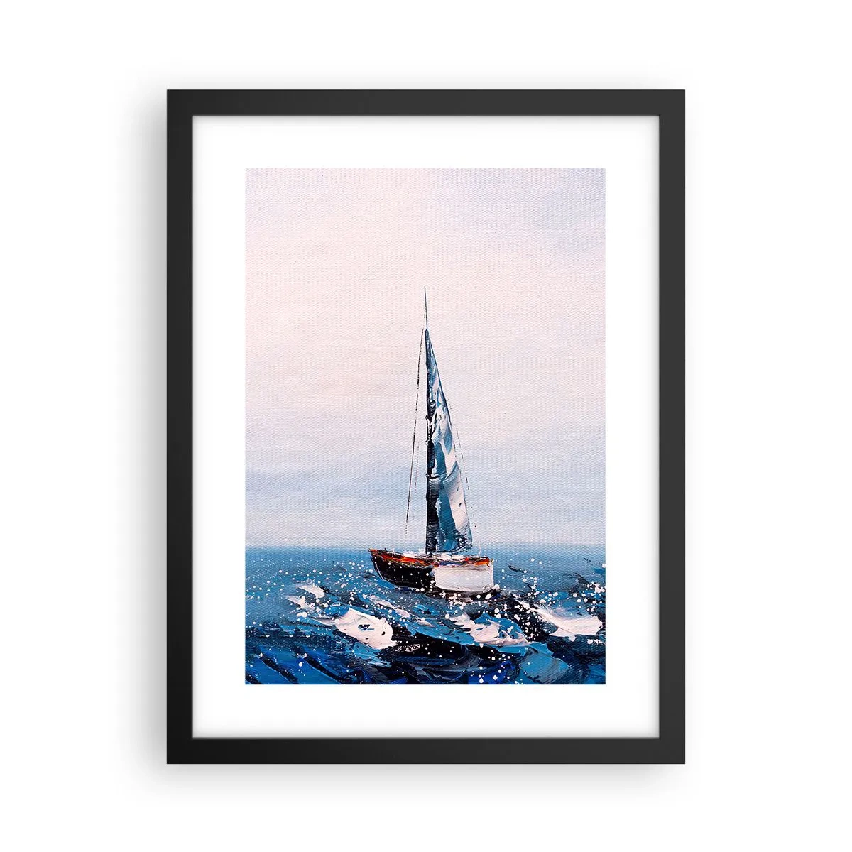 Affisch i svart ram - Vindens broderskap - 30x40 cm