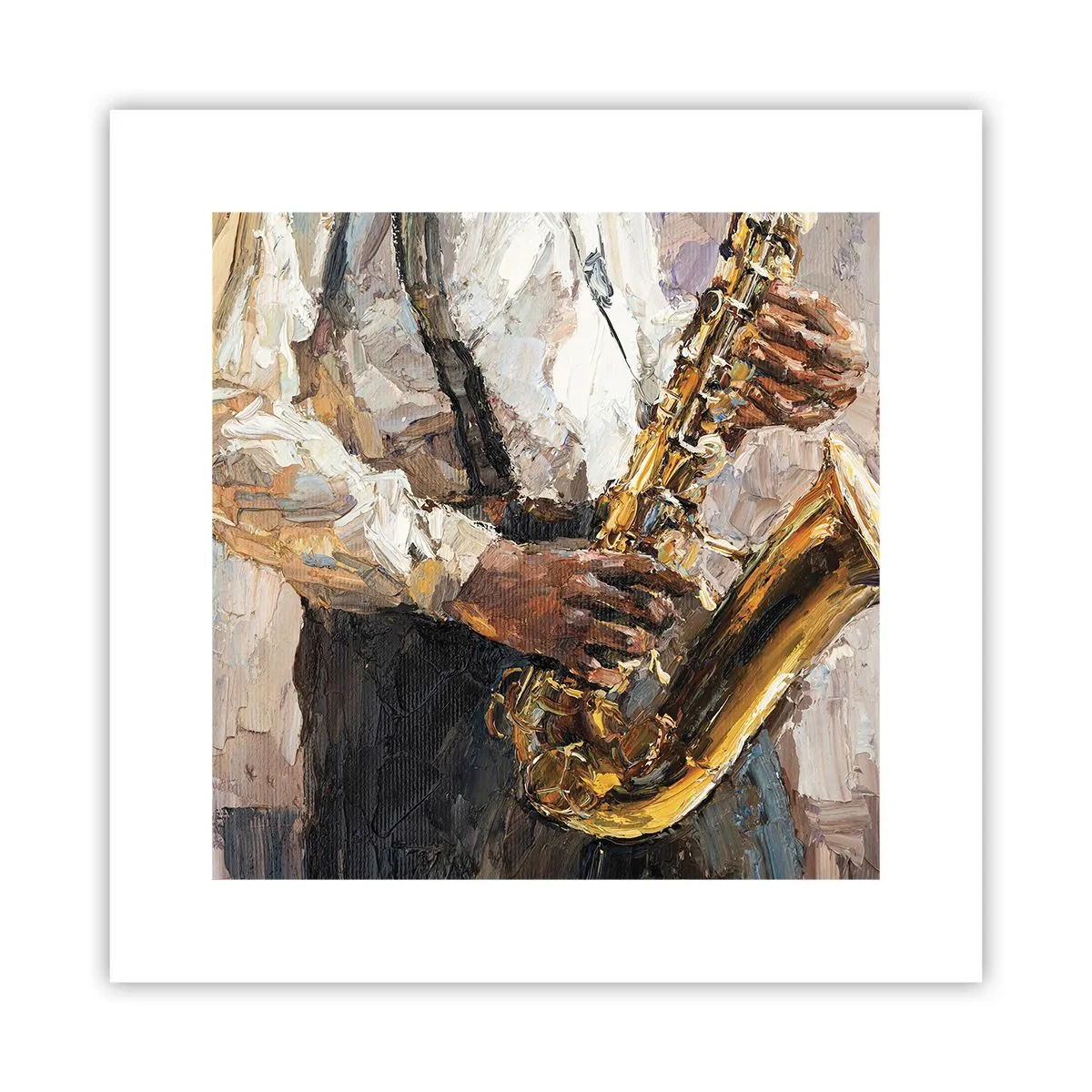 Affisch - Dags för solo - 30x30 cm