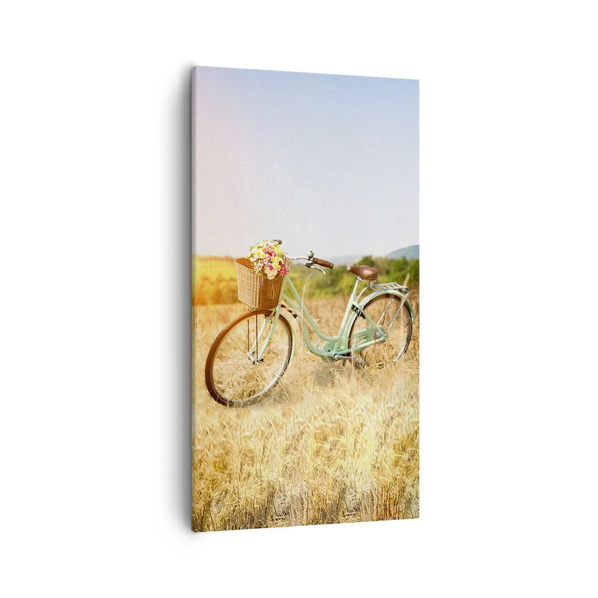 Canvastavla - Bild på duk - Jag stannar här en stund - 55x100 cm