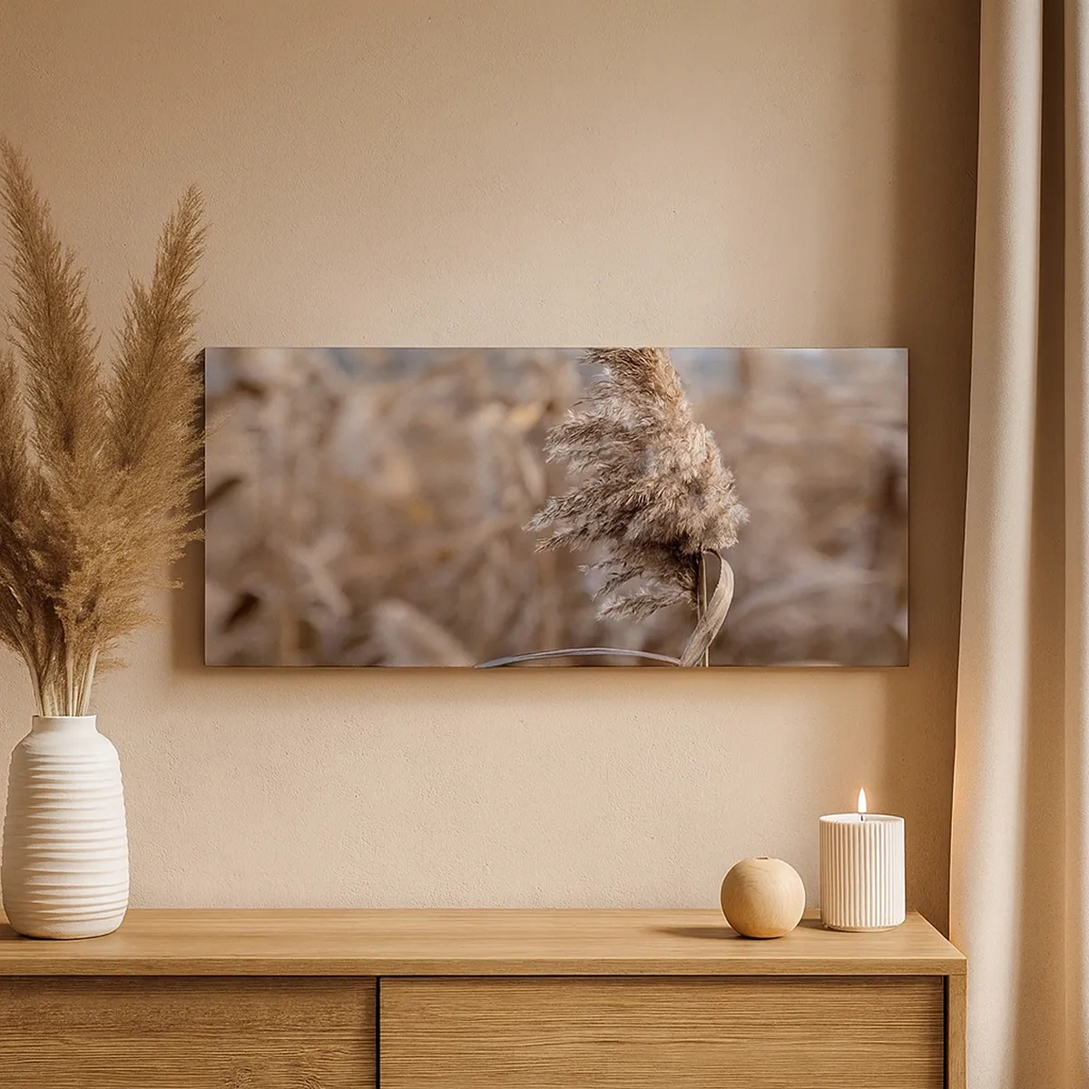 Canvastavla - Bild på duk - Dags att flyga bort med vinden - 30x30 cm