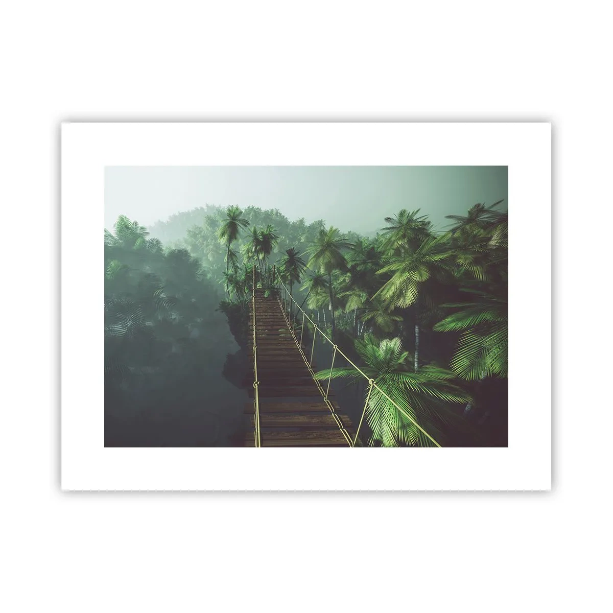 Affisch - Över grönskans kaos - 40x30 cm