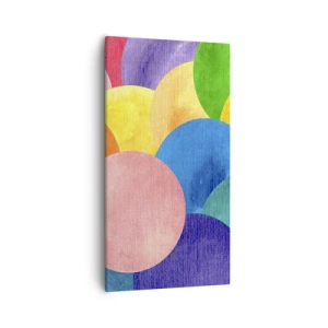 Canvastavla - Bild på duk - Full av liv - 55x100 cm