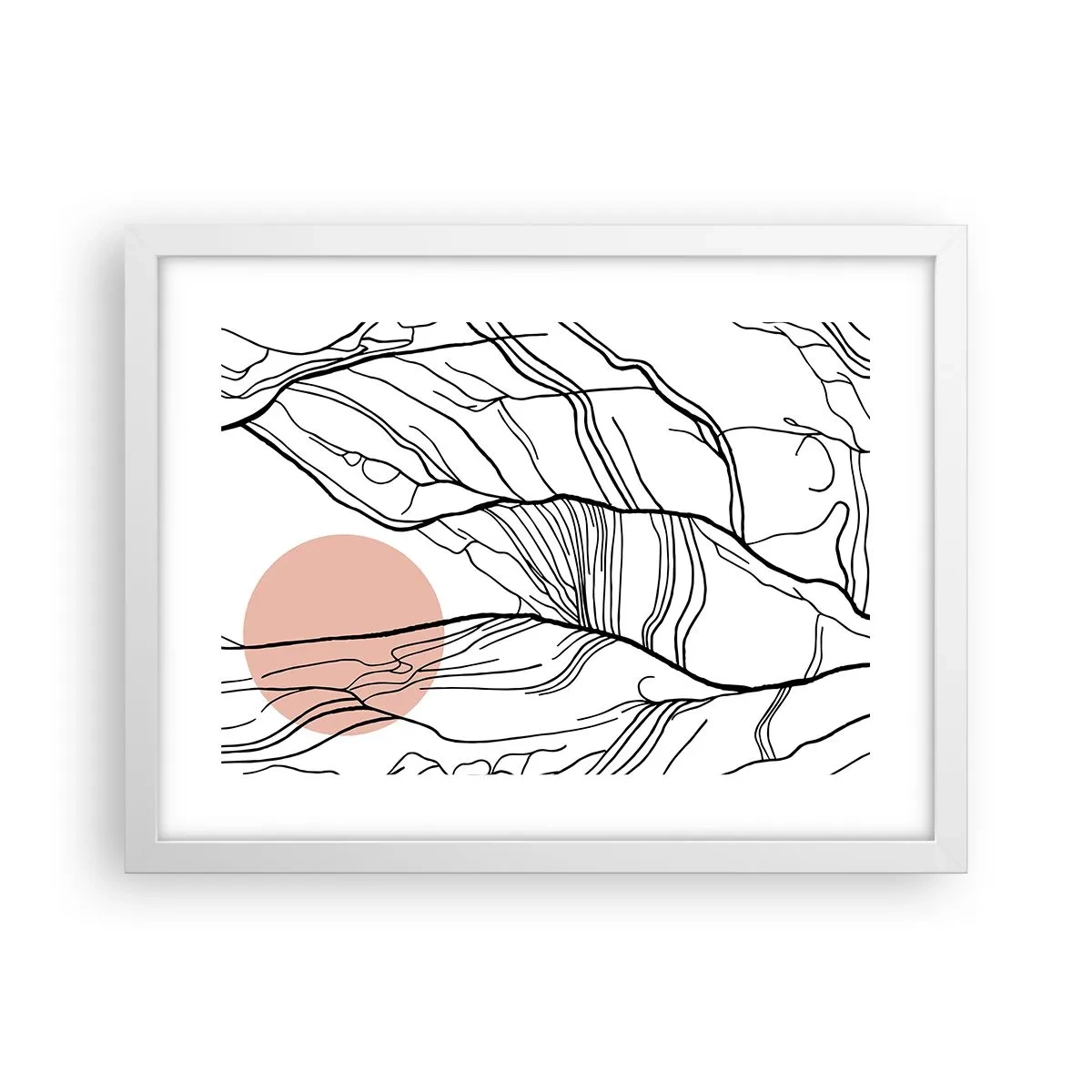 Affisch i vit ram - I grenarnas nät - 40x30 cm
