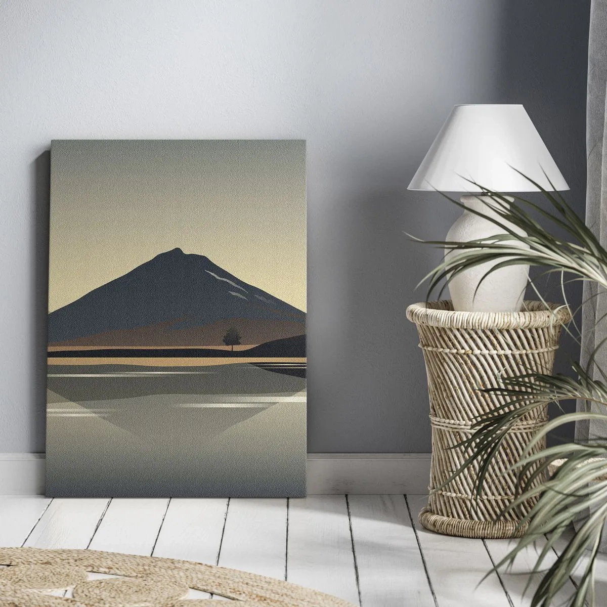 Canvastavla - Bild på duk - Spegelbild - 50x70 cm