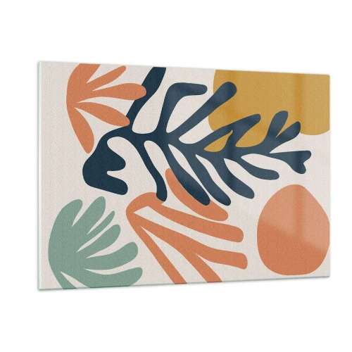 Glastavla - Bild på glas - Korallhav - 120x80 cm