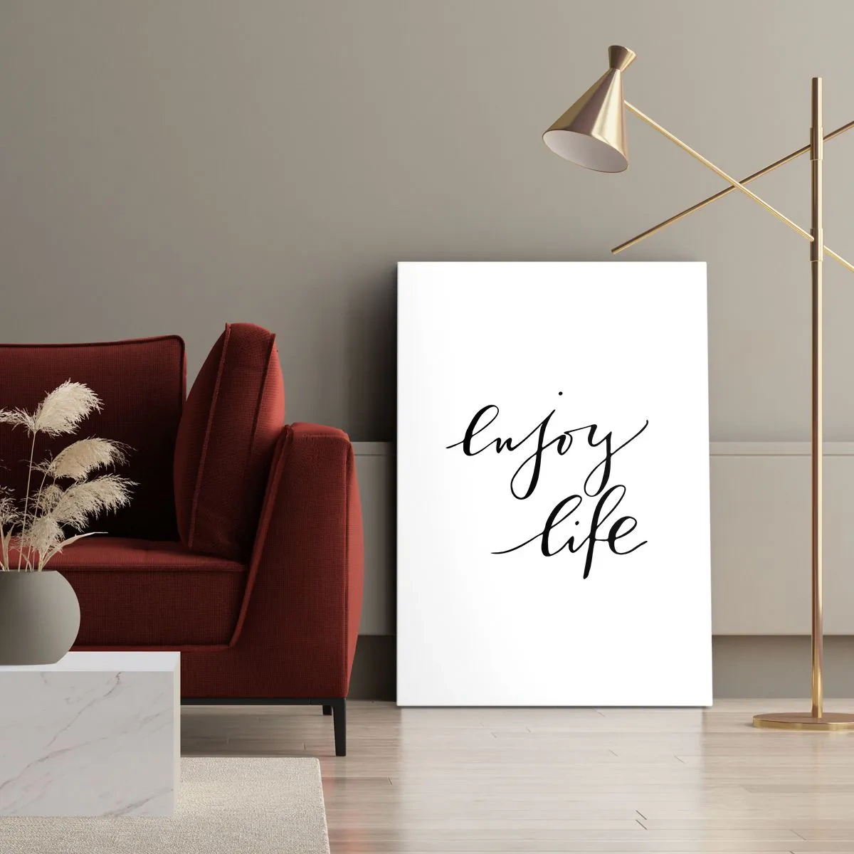 Canvastavla - Bild på duk - Ingenting att tillägga… - 50x70 cm