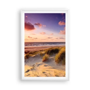 Affisch i vit ram - Luften luktar sommar - 61x91 cm