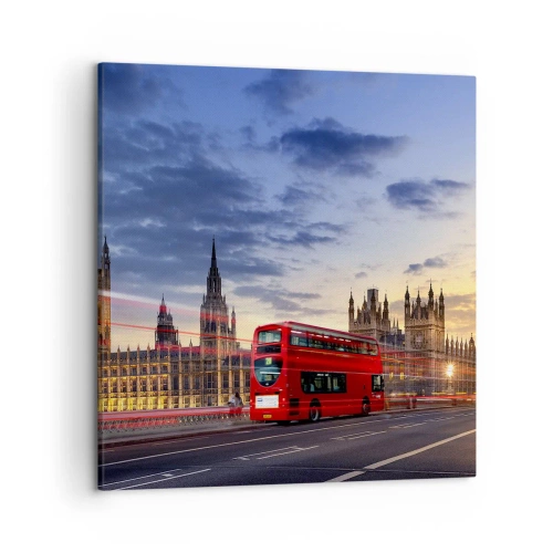 Canvastavla - Bild på duk - Särdrag - 50x50 cm