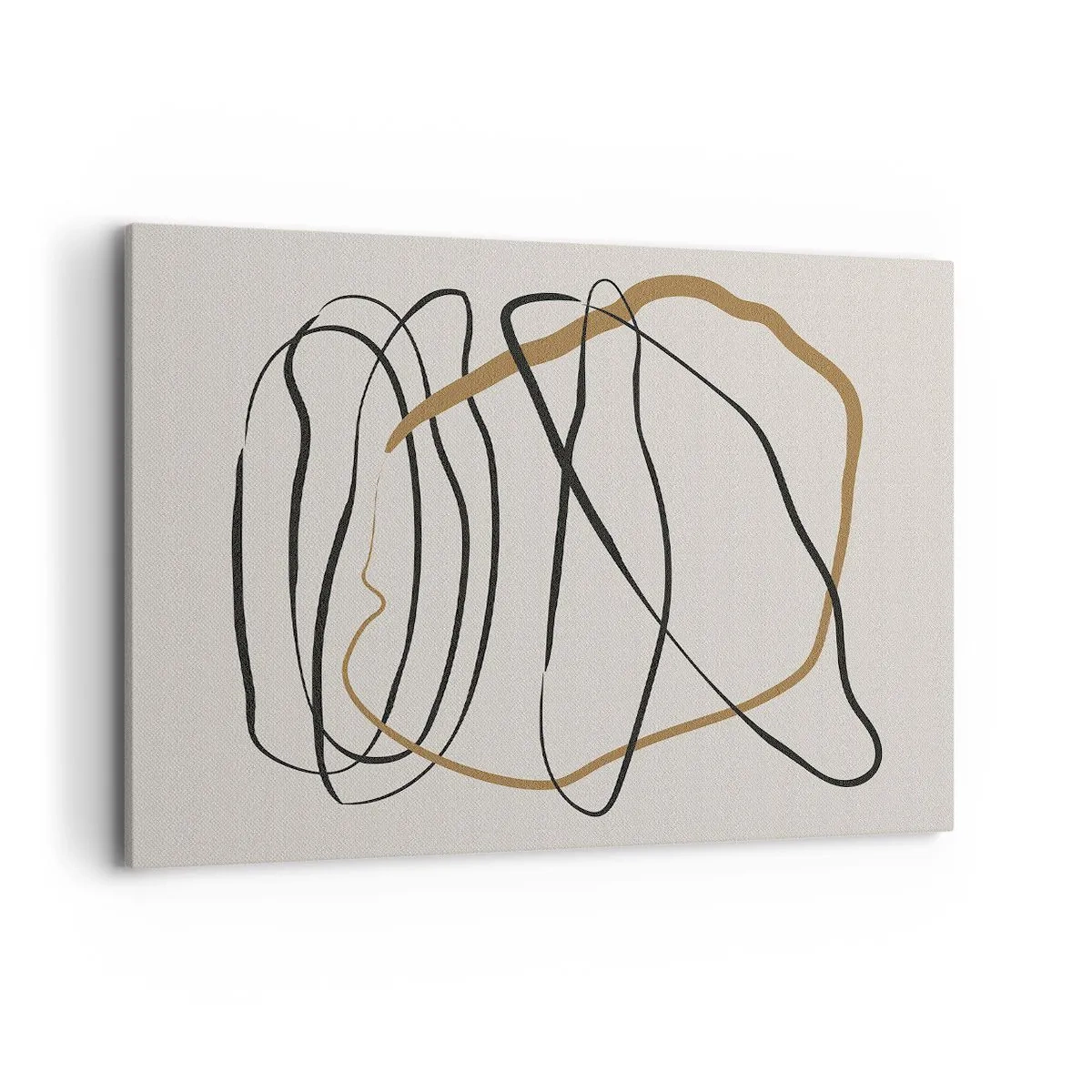 Canvastavla - Bild på duk - Komposition: besittande dans - 100x70 cm