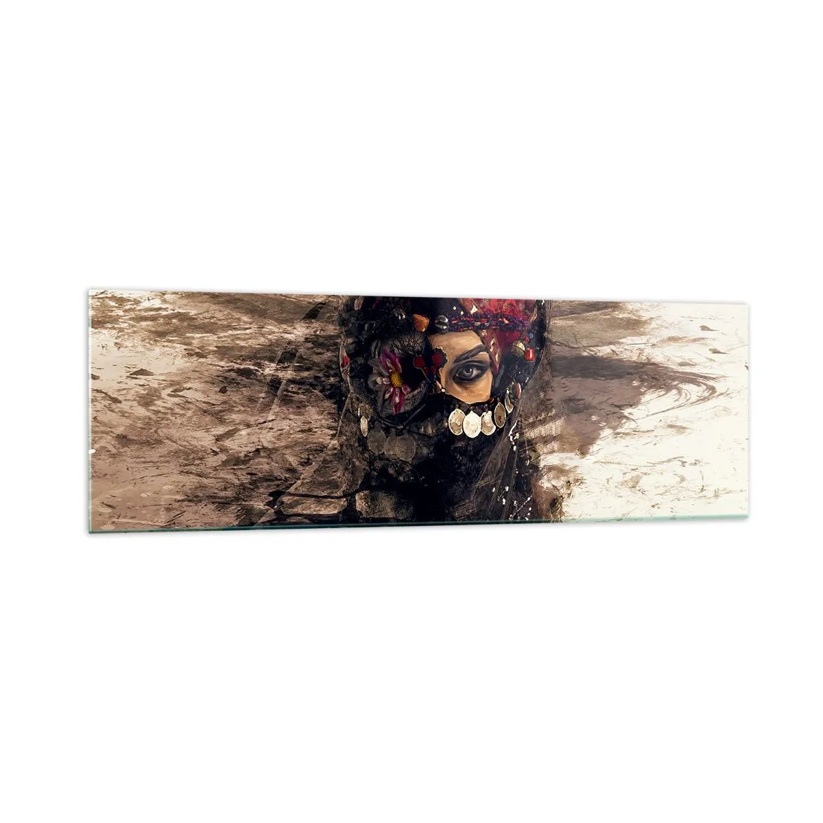 Glastavla - Bild på glas - Minst intrigerande - 160x50 cm
