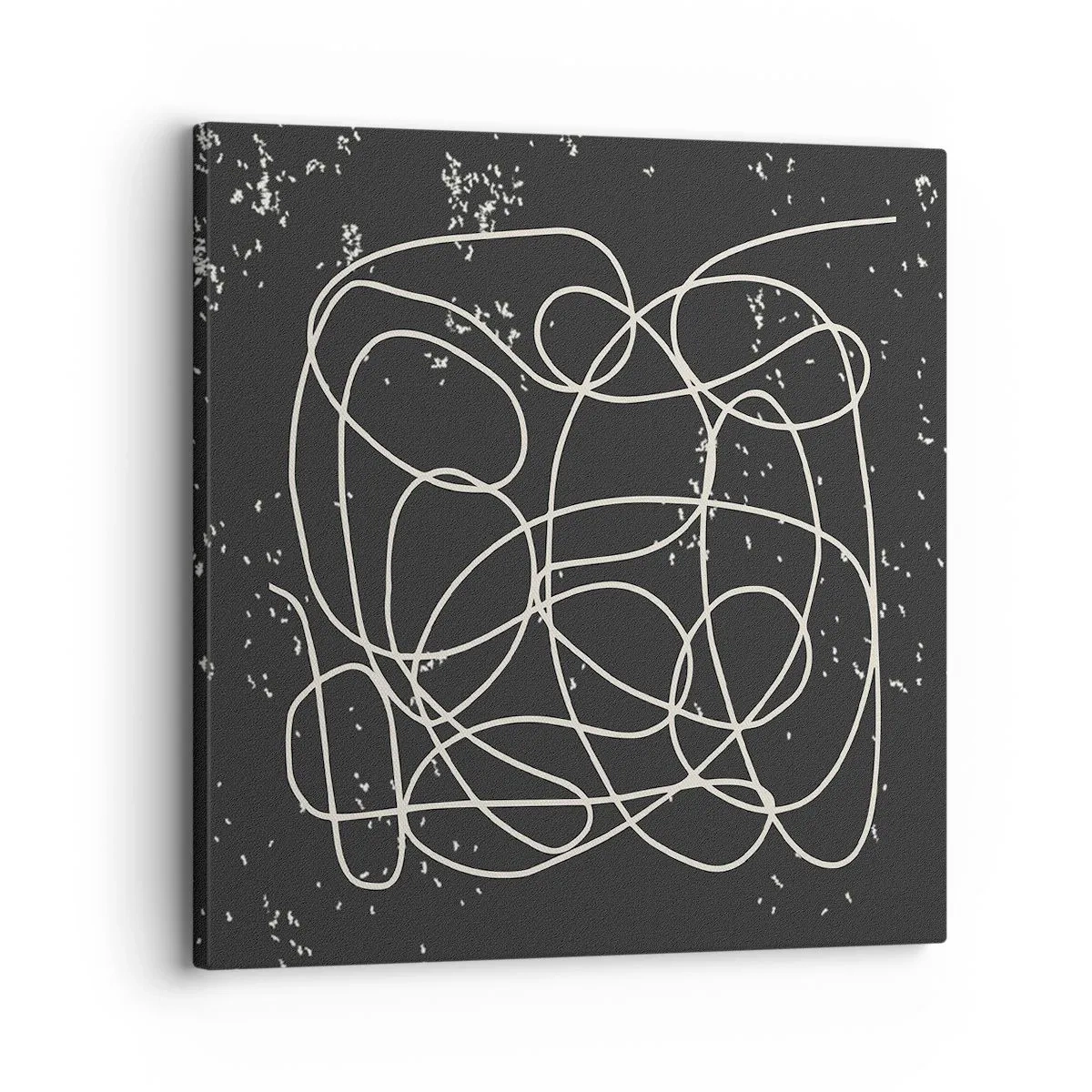 Canvastavla - Bild på duk - Vilsegångna tankar - 30x30 cm