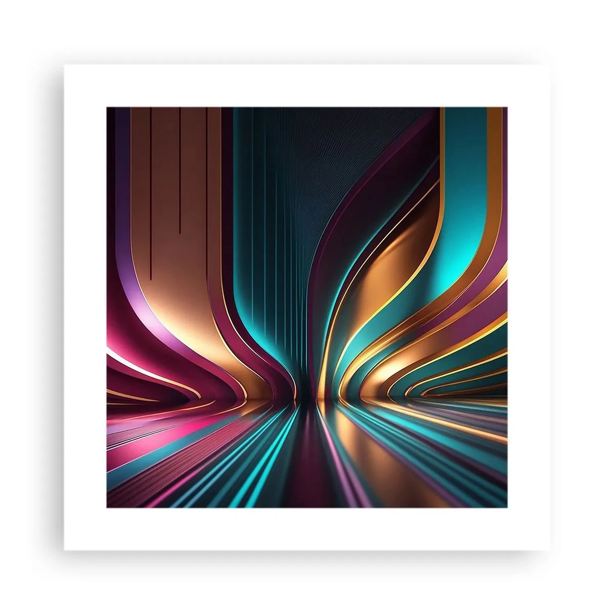 Affisch - Ljusets arkitektur - 40x40 cm