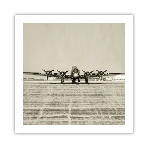 Affisch - Redo som vanligt - 50x50 cm