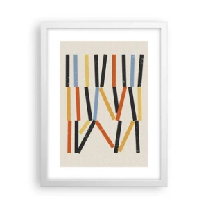 Affisch i vit ram - Horisontell komposition - 30x40 cm