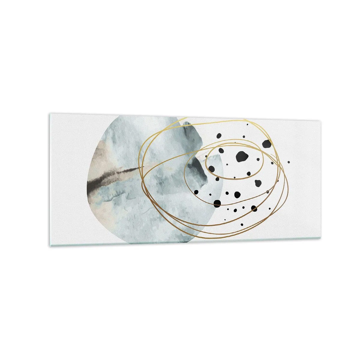 Glastavla - Bild på glas - I rummets famn - 120x50 cm