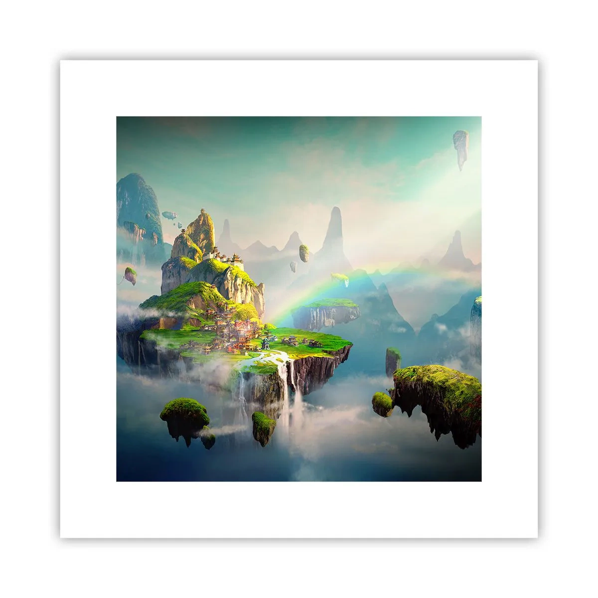 Affisch - Mellanhimmel - 30x30 cm